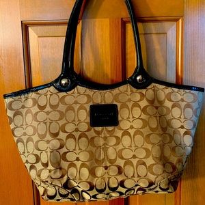 Classic Coach Tote style bag